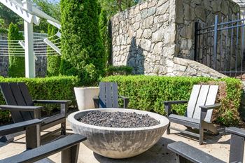 Poolside patio at the residences at stevens pond in saugus, ma 01906